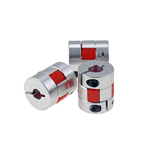 Acoplador flexible D20L30 de aluminio 6.35x10mm para motor CNC 2