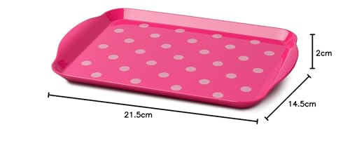 Zeal G200H Tray, Melamine, Neon Pink, 18 x 14 x 2 cm - Image 2