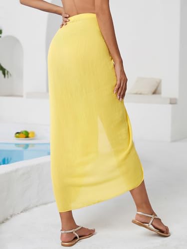 Image of QIANXIZHAN Women's Swimsuit Cover Up,Beach Sarong Wrap Bottom Coverup
