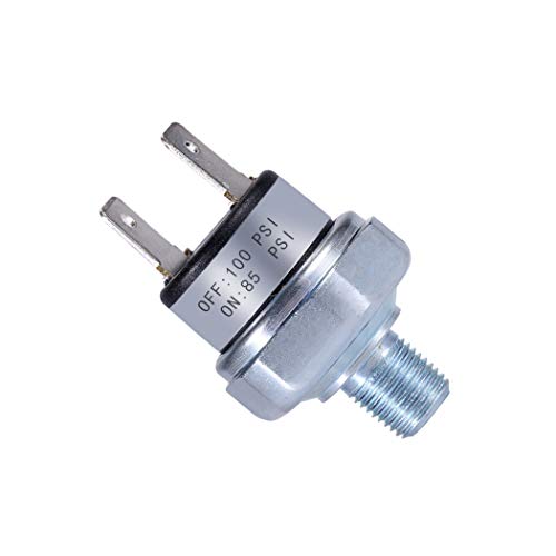 Air Pressure Switch 85-100 Psi Pressure Switch 1/8"-27 Npt Dc 24V 12V Pressure Switch Air Compressor Pressure Switch 100Psi Pressure Switch Dc Pressure Switch #TOP7