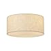 Vexagyle 13inch Semi Flush Mount Ceiling Light Fixture,3-Light Ceiling Mount Drum Light Fixture with Linen Shade,Modern Close to Ceiling Lamps for Living Room, Bedroom, Dining Room,Hallway