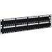 ICC ICMPP48CP6 Cat 6 48-Port Feed-Through Patch Panel44; 2 RMS