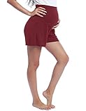 Joyaria Womens Maternity Over The Belly Lounge/Pajama/Pj/Sleep/Yoga/Gym/Athletic Shorts...