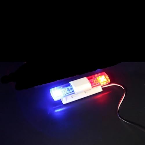 Luz flash para coche RC con efecto estroboscópico de advertencia para Axial SCX10 y Traxxas 1/10 4