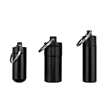 3 Pcs Pill Case Waterproof Pill Box Organizer with Keychain for Pocket or Purse,Daily Pill Container...