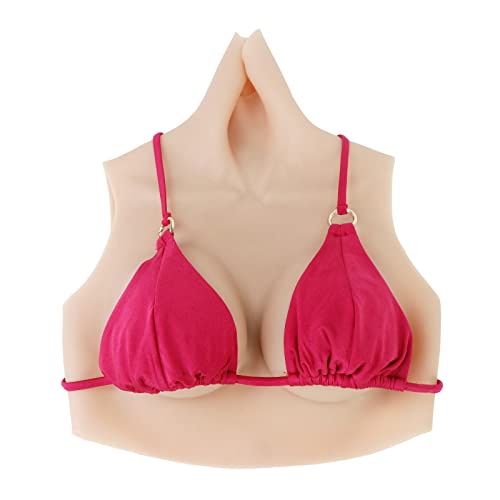 ROANYER 女装 おっぱい Bカップ シリコンバスト 男の娘 コスプレ 偽乳 変装 偽胸 女装男子 乳房切除 原神 刻晴 胡桃 コスプレ シリコンおっぱい