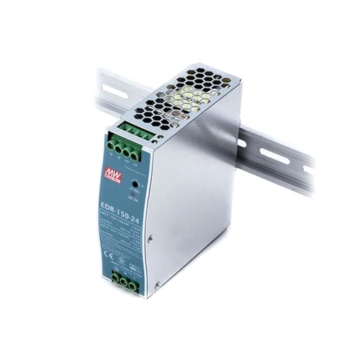 Image of EDR-150-24 150W 24V 6.5A Single Output Industrial DIN Rail Power Supply, Constant Current Limiting, Overload & Overvoltage Protection