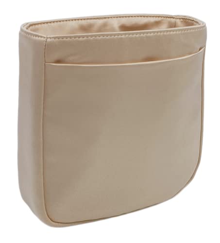 Meenda Purse Organizer Insert For Evelyne 16 Tpm Handbag, Duchess Satin Fabric Smooth And Silky Texture Fits Perfectly Sturdy Gift Ideas For Women (Gold Beige E16) #TOP3