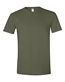 Gildan Blank T-Shirt - Unisex Style 5000 Adult Military Green