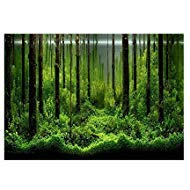 PVC Fish Tank Background Adhesive Underwater Forest Tank...