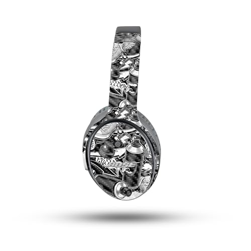 Image of MightySkins Skin Compatible with Bose QuietComfort 35 II Headphones - Puppy Fall | Protective, Durable, and Unique Vinyl Decal wrap Cover | Easy to Apply, Remove, and Change Styles