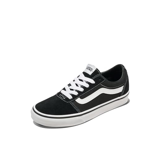 Le scarpe Vans ideali per il wakeskate Vans Ward, Sneaker Donna, Black White