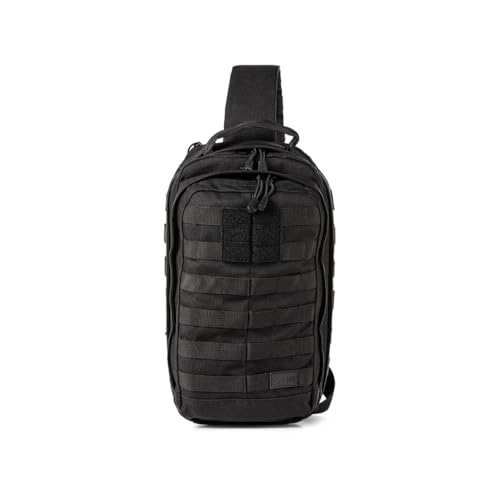 Image of 5.11 Tactical RUSH MOAB 8 Sling Pack 13L - Ambidextrous CCW Ready EDC Messenger Bag - Durable 1050D Nylon, Black, Style 56810ABR