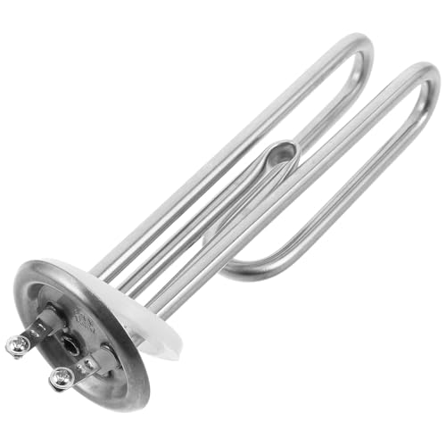 OATIPHO Elemento Calefactor de Inmersión de Acero Inoxidable 220v 1,5 Kw, Resistencia Roscada para Calentador de Agua, Compatible Tanques, Cafeteras y Dispensadores, Antical Alta