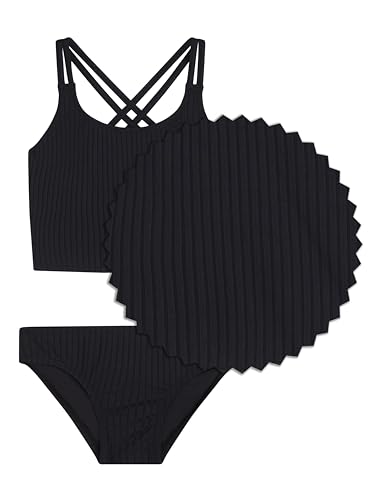 Image of Kanu Surf Girls Waverly UPF 50 Beach Sport Criss-Cross Tankini