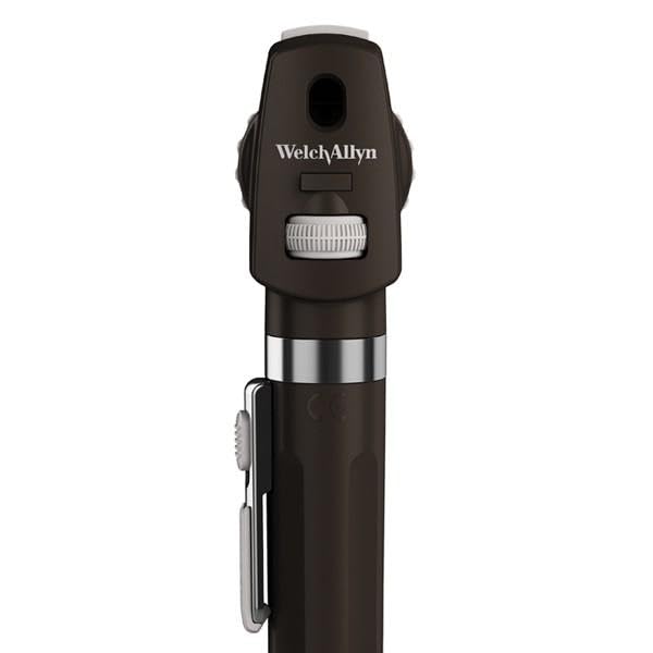 Image of OTICA We|ch A||yn 12870 Pocket LED Ophthalmoscope incl. Handle - LED Professional Diagnostic Eye Examination Instrument for Ophthalmologists, ENT & Medical Practitioners with Free AA Batteries 1-Year Warranty (Onyx Black)