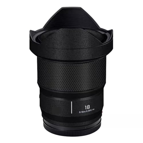 Autocollant anti-rayures Panasonic Lumix S 18 mm F1.8 protection premium noir givré