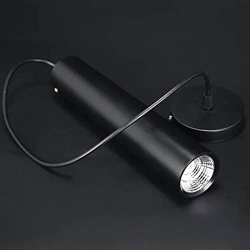 Lampe suspendue noire créative pour éclairer une table de chevet de chambre - 4