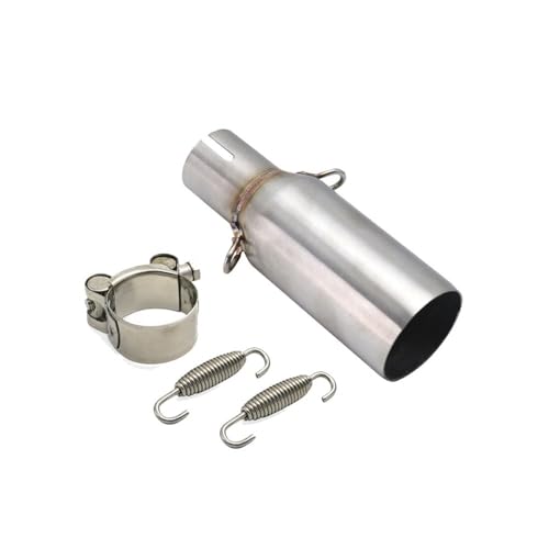 Tuyau d'échappement intermédiaire en inox sablé pour moto Beverly et MP3 2009-2016