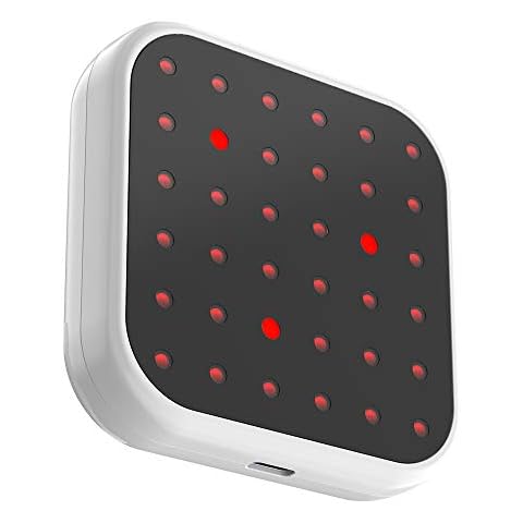 Wearable Infrared Red Light Pad for Body Back Pain Relief,3x808nm+33x650nm,Portable Deep Red Light Therapy LLLT for Waist Knee Neck Shoulder,Hands Free with Fixed Belt,with Auto Timer Cover