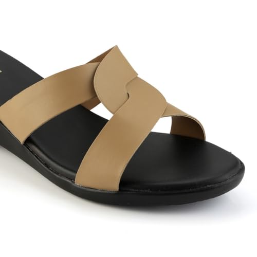 Image of IKAGI Sandal Fashion Wedding Casual Platform Wedges Slip-On Sandals For Womens & Girls