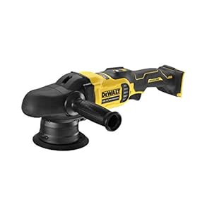 DeWalt XR 18V borstelloze dubbele actie polijstmachine – zonder accu en oplader, geel, DCM848N-XJ
