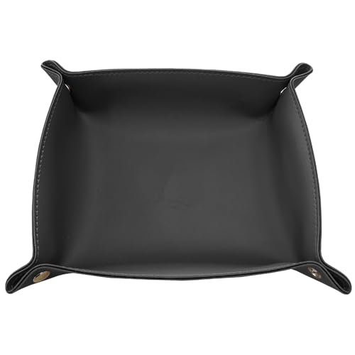 Porta Treco de mesa em Couro Sintético Premium Preto