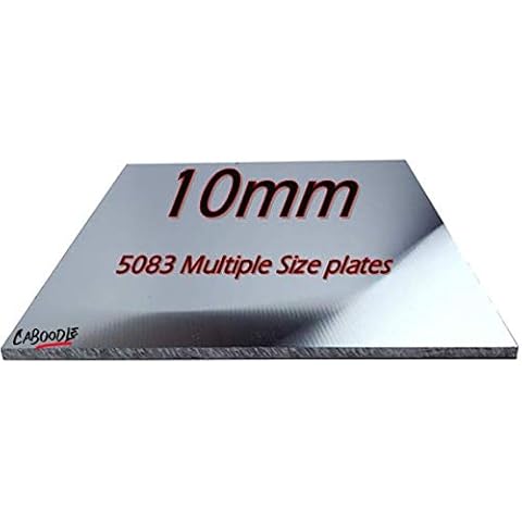 10mm Aluminium Cast Tooling Plate/Sheet- MULTIPLE SIZE'S & PACK QTY'S - Perfect choice for 3D Printers & CNC beds, extremely tight flatness tolerance Cover