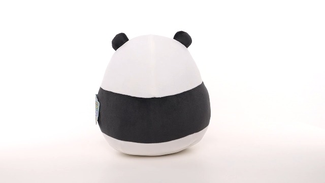 Knuffel Chill-NICI panda met hart 20cm - zwart Knuffel Chill-NICI panda met hart 20cm - zwart