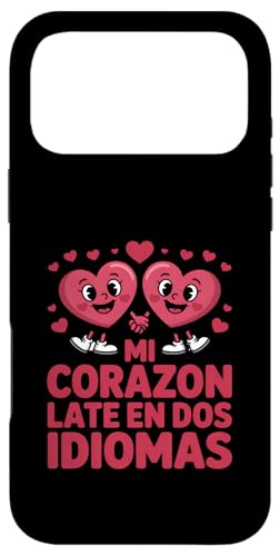 Funny Mi Corazon Late En Dos Idiomas �o�C�����K�� �X�}�z�P�[�X iPhone 17 Pro Max �p