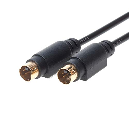 S-Video Cable 4 Pin Male 75 Ohm Patch Cord 6Ft 12Ft 25Ft 50Ft For Dvd Hdtv (12Ft) #TOP1