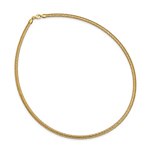 14K Stretch Mesh Necklace2
