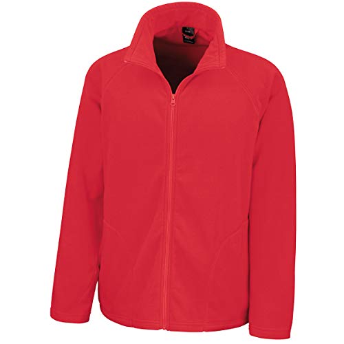 Result chaqueta deportiva micron fleece masculina con acabados premium