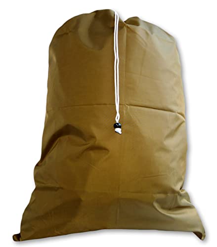 Extra Large Jumbo Laundry Bag, Gold, Size: 30x45