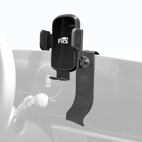 FICS Suporte de telefone para carro para KIA Niro (SG2) 2023, 2024, 2025 - suporte personalizado para uma integração ecrã, acessórios interiores para navegação, visualização de