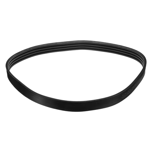 Image of uxcell 4 /A66 or 4 /4L680 Banded V-Belt Classic Wrapped Rubber, 4 Banded /4 Ribs, A Profile, 66 inch(1676mm) Inside Circumference