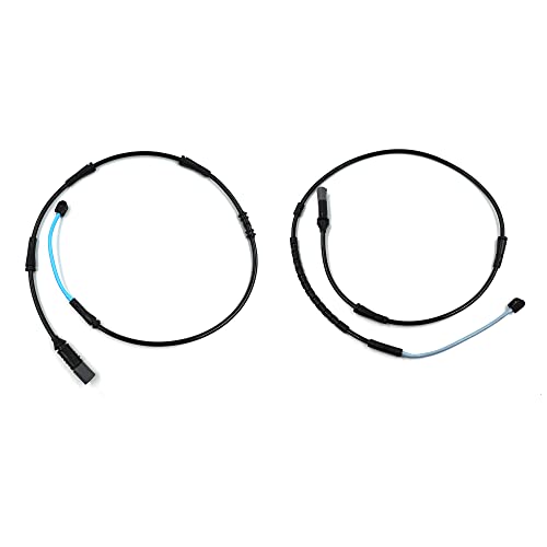 HiSport Brake Pad Wear Sensor Kit Front 34356791958 + Rear 34356791962 Replacement for BMW F10(2011-16) 528i 535i Brake Pad Wear Sensor