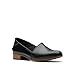 Clarks Collection Women's Juliet Trim Loafer, Black Leather, 11 Medium US