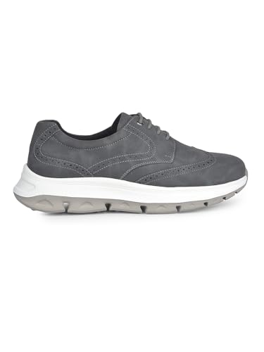 Bata Men Casual Lace-Up Derby Shoes - Gray Grey - Image 3