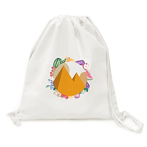 Sac en tissu pliable Égypte grand cabas de courses légumes et fruits à sangle