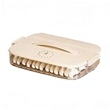 Snorvixre Contenitore per gnocchi e Wan Tan con scomparti per congelamento organizzato realizzato in PP per uso frigorifero, contenitore da cucina