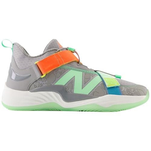 New Balance Unisex FuelCell Lindor 2 Pre-Game Baseball Shoe, Team Away Grey/Electric Jade/Neon Dragonfly, 11.5 US Men
