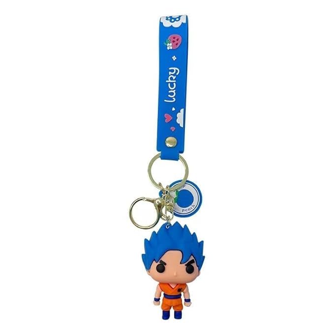 Image of Blue Aura Keychain Anime Fans Car & Bike Key Chains