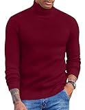 Ajuste Cómodo – El jersey cuello vuelto hombre y su forro polar ofrecen protección extra contra el frío, mientras que el ajuste cómodo se adapta a todos los tipos de cuerpo. Talla US. Por favor consulta la guía de tallas en la descripción antes de pedir este jersey forrado hombre