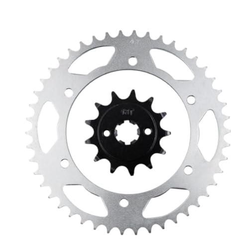 Kit pignon de moto 13T et couronne 46T pour chaîne d'entraînement 520 525 de GT250