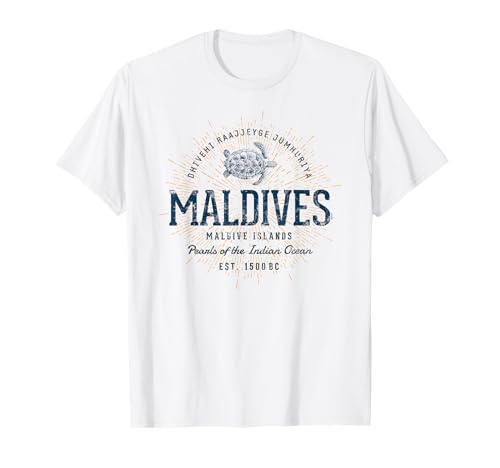 Vintage Maldives Rétro T-Shirt