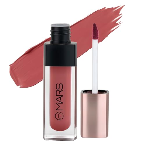 Image of MARS Popstar Non-Drying Liquid Mousse Lipstick for Women with Matte Finish | Lightweight and Non-Sticky Formula | Up to 12 Hour Long Lasting | Transferproof & Waterproof (6.0ml) (22-Kickass)