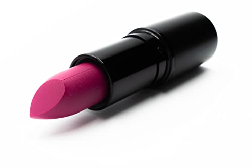Image of Pure Ziva Cranberry Red Deep Fuchsia Pink Matte Lipstick Color Moisturizing Paraben Free, No Animal Testing & Cruelty Free Lip Makeup Color