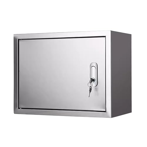 Caja Eléctrica De Acero Inoxidable 304, Armario De Montaje En Pared, Caja De Distribución Con Placa Trasera Extraíble(100x80cm)