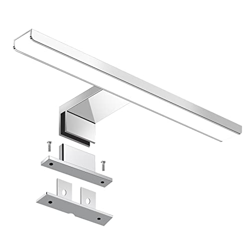 ERWEY Lampe Miroir Salle de Bain LED 5W 30cm 400lm, Applique Miroir 4000K Blanc Neutre, Luminaire Salle de Bain IP44 Antibuée (300mm)